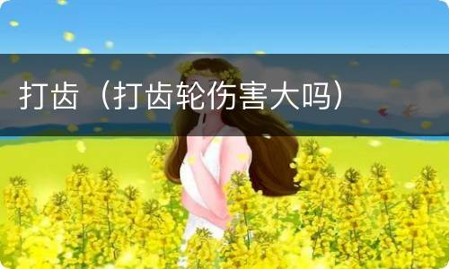 打齿（打齿轮伤害大吗）