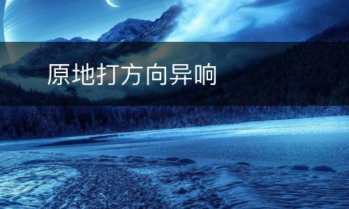 ​ 原地打方向异响
