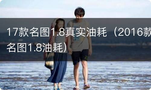17款名图1.8真实油耗（2016款名图1.8油耗）