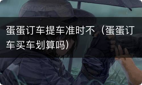 蛋蛋订车提车准时不（蛋蛋订车买车划算吗）