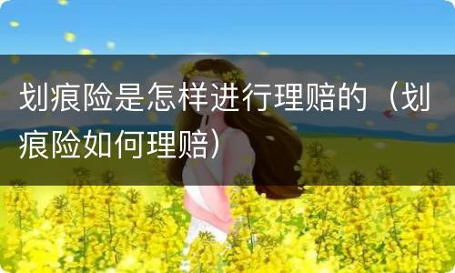 划痕险是怎样进行理赔的（划痕险如何理赔）