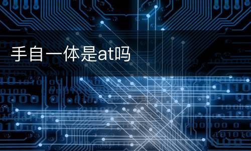 手自一体是at吗