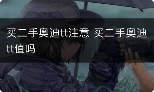 买二手奥迪tt注意 买二手奥迪tt值吗