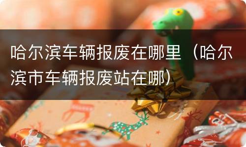 哈尔滨车辆报废在哪里（哈尔滨市车辆报废站在哪）