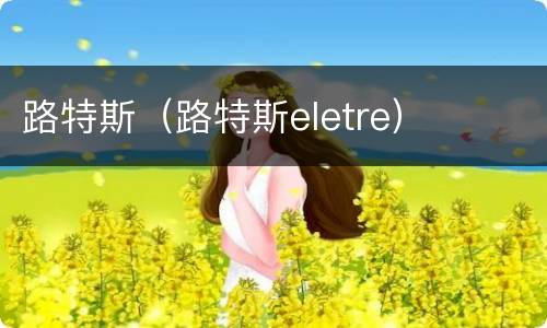 路特斯（路特斯eletre）
