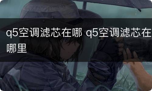q5空调滤芯在哪 q5空调滤芯在哪里