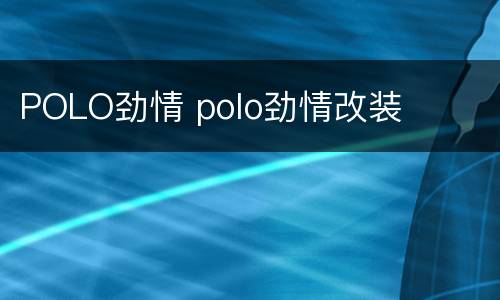 POLO劲情 polo劲情改装