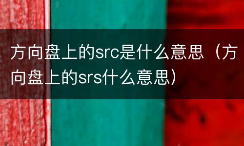 方向盘上的src是什么意思（方向盘上的srs什么意思）