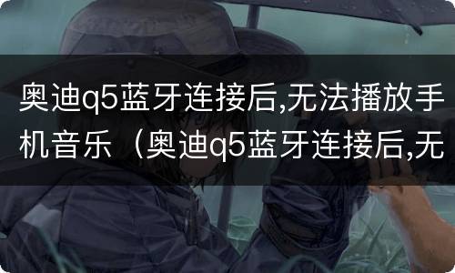 奥迪q5蓝牙连接后,无法播放手机音乐（奥迪q5蓝牙连接后,无法播放手机音乐说需要wifi密码）