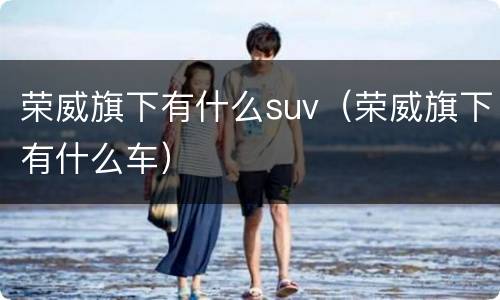 荣威旗下有什么suv（荣威旗下有什么车）