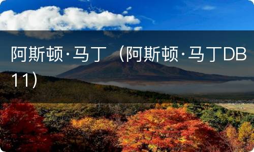 阿斯顿·马丁（阿斯顿·马丁DB11）