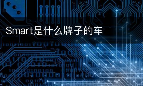 Smart是什么牌子的车