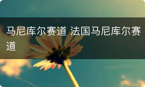 马尼库尔赛道 法国马尼库尔赛道