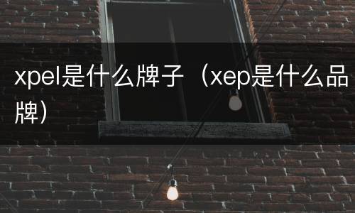 xpel是什么牌子（xep是什么品牌）