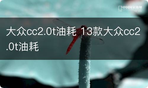 大众cc2.0t油耗 13款大众cc2.0t油耗
