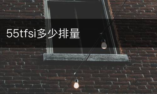 55tfsi多少排量