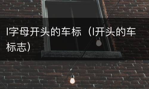 l字母开头的车标（l开头的车标志）