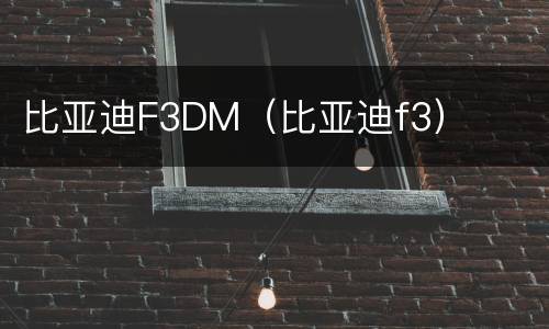 比亚迪F3DM（比亚迪f3）