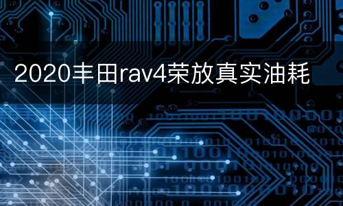 2020丰田rav4荣放真实油耗