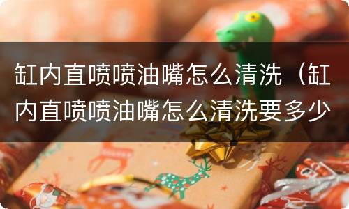缸内直喷喷油嘴怎么清洗（缸内直喷喷油嘴怎么清洗要多少钱）