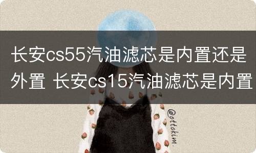 长安cs55汽油滤芯是内置还是外置 长安cs15汽油滤芯是内置还是外置