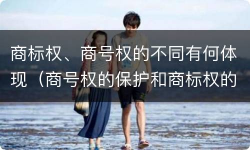 商标权、商号权的不同有何体现（商号权的保护和商标权的保护一样是全国性范围的）