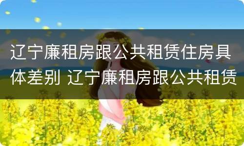 辽宁廉租房跟公共租赁住房具体差别 辽宁廉租房跟公共租赁住房具体差别大吗