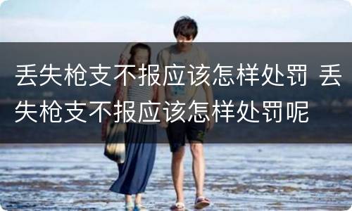 丢失枪支不报应该怎样处罚 丢失枪支不报应该怎样处罚呢