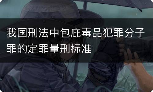 我国刑法中包庇毒品犯罪分子罪的定罪量刑标准