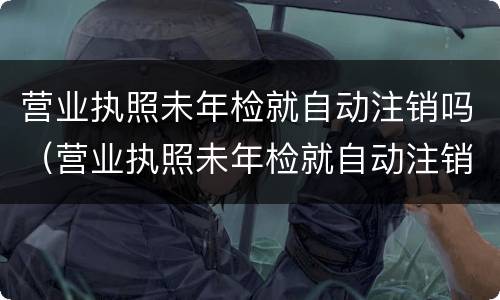 营业执照未年检就自动注销吗（营业执照未年检就自动注销吗怎么处理）