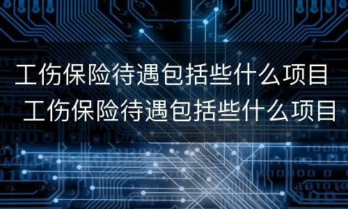 工伤保险待遇包括些什么项目 工伤保险待遇包括些什么项目内容