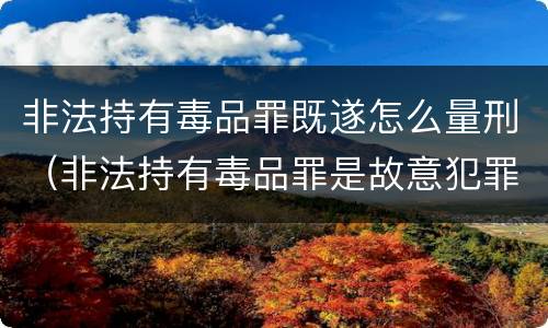 非法持有毒品罪既遂怎么量刑（非法持有毒品罪是故意犯罪吗）