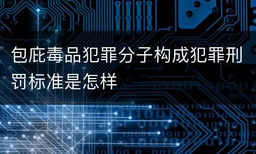 包庇毒品犯罪分子构成犯罪刑罚标准是怎样
