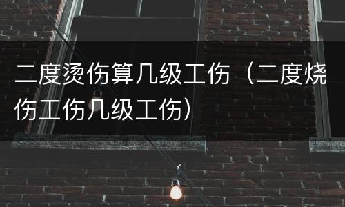 二度烫伤算几级工伤（二度烧伤工伤几级工伤）