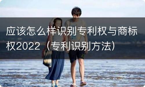 应该怎么样识别专利权与商标权2022（专利识别方法）
