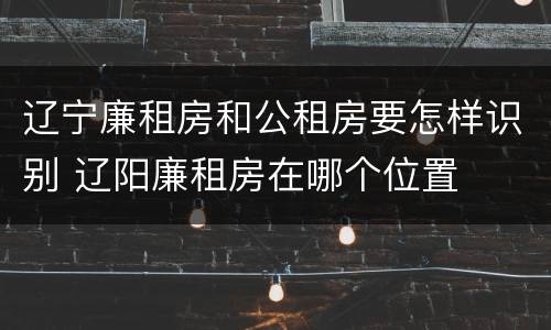 辽宁廉租房和公租房要怎样识别 辽阳廉租房在哪个位置