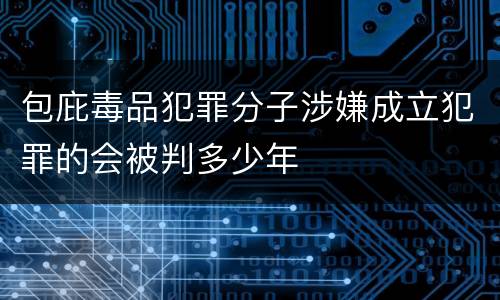 包庇毒品犯罪分子涉嫌成立犯罪的会被判多少年