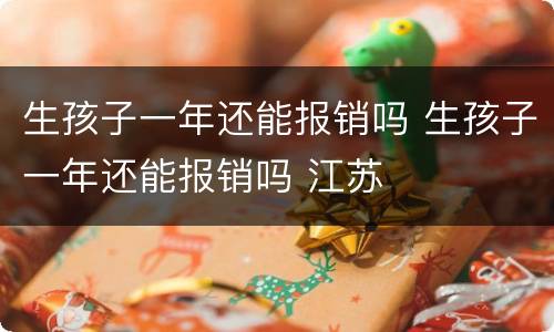 生孩子一年还能报销吗 生孩子一年还能报销吗 江苏