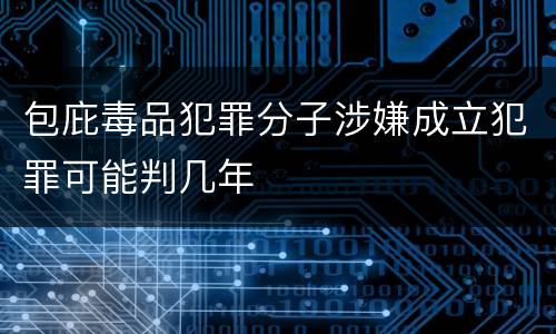 包庇毒品犯罪分子涉嫌成立犯罪可能判几年