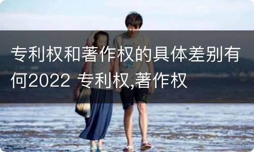 专利权和著作权的具体差别有何2022 专利权,著作权