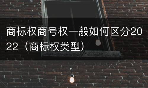 商标权商号权一般如何区分2022（商标权类型）