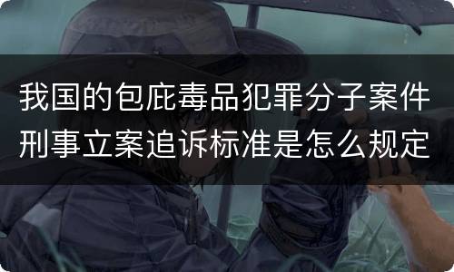 我国的包庇毒品犯罪分子案件刑事立案追诉标准是怎么规定