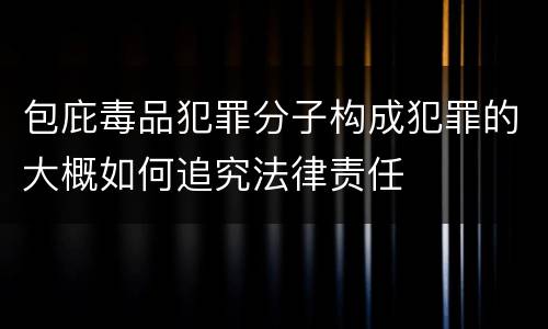 包庇毒品犯罪分子构成犯罪的大概如何追究法律责任