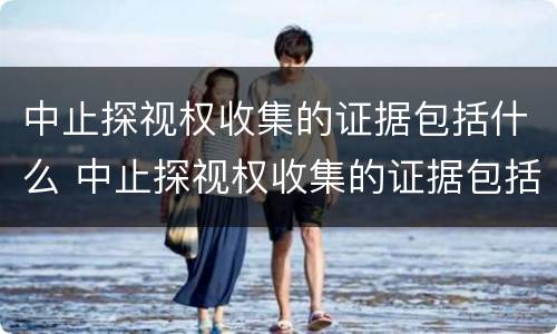 中止探视权收集的证据包括什么 中止探视权收集的证据包括什么