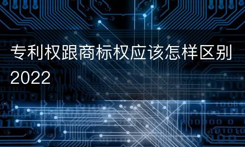 专利权跟商标权应该怎样区别2022