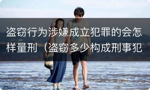 盗窃行为涉嫌成立犯罪的会怎样量刑（盗窃多少构成刑事犯罪）