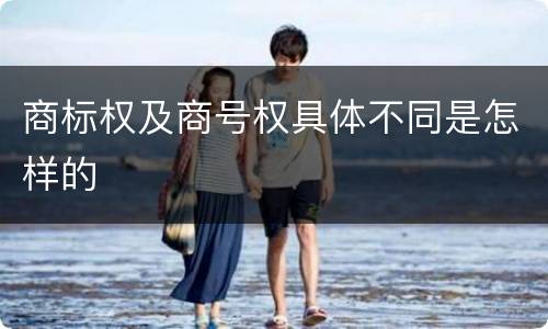 商标权及商号权具体不同是怎样的