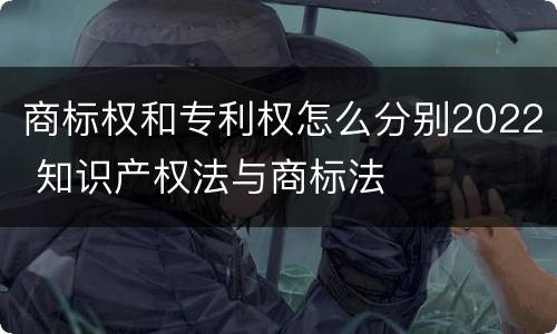 商标权和专利权怎么分别2022 知识产权法与商标法