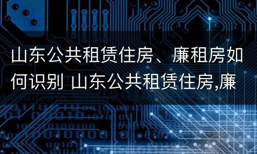 山东公共租赁住房、廉租房如何识别 山东公共租赁住房,廉租房如何识别房产证