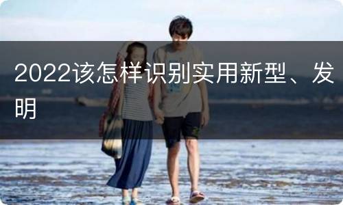 2022该怎样识别实用新型、发明